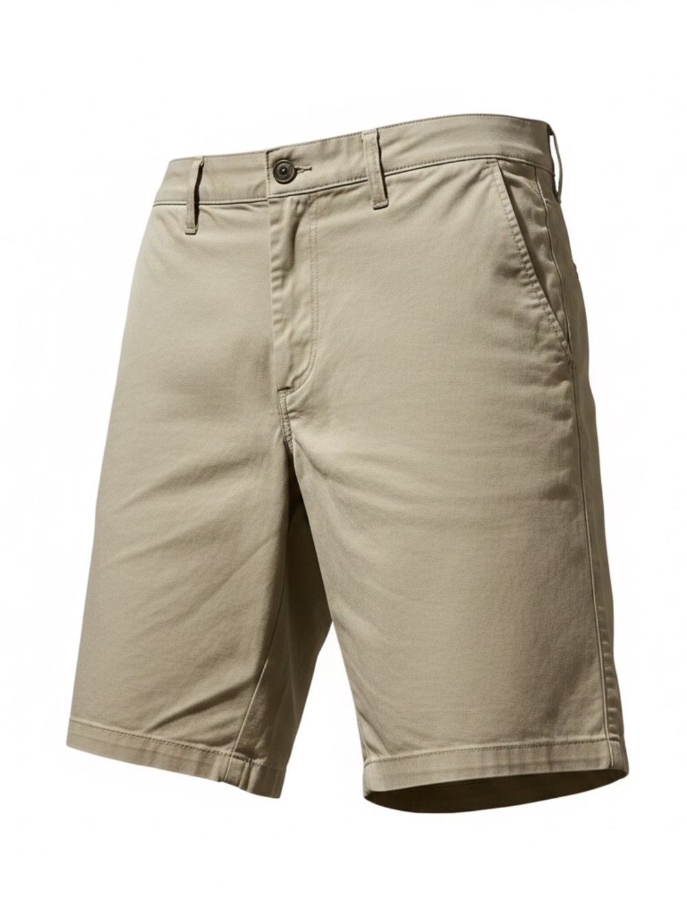 Flat Front Khaki Shorts